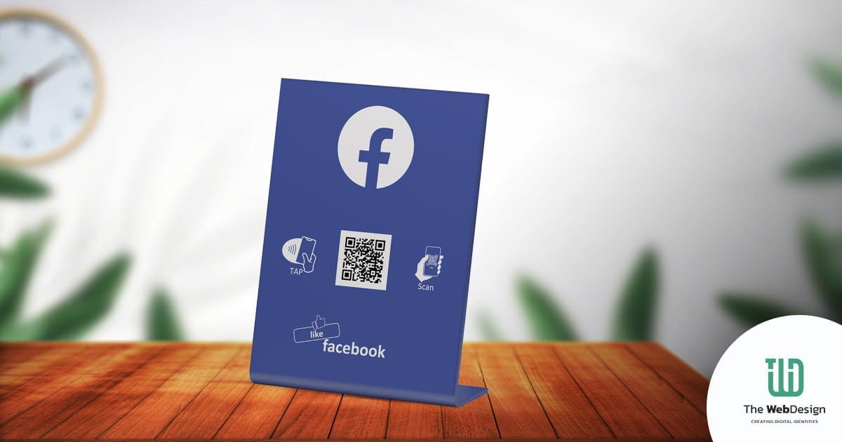 Facebook NFC Tafelstandaard — NFC product