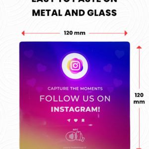instagram-plate NFC product (tijdelijke placeholder)