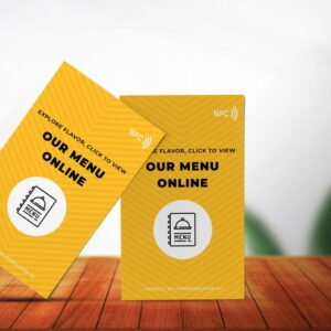 menu-kaart NFC product (tijdelijke placeholder)