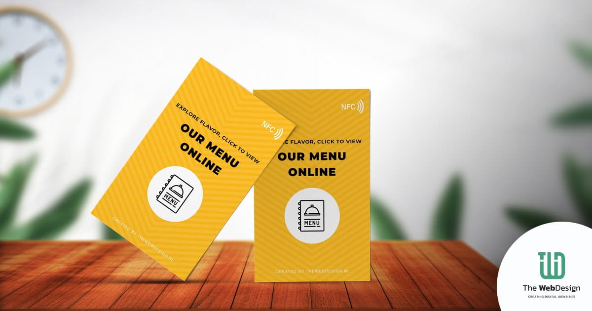Menu NFC Kaart — NFC product
