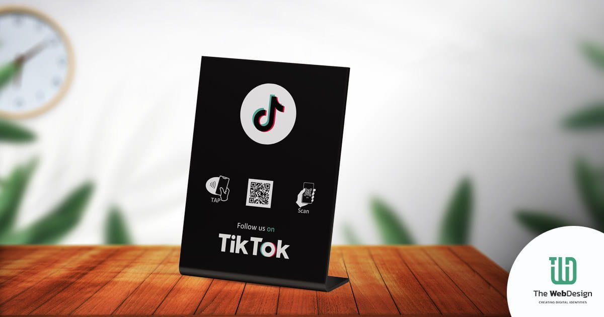 TikTok NFC Tafelstandaard — NFC product