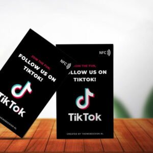 tiktok-kaart NFC product (tijdelijke placeholder)