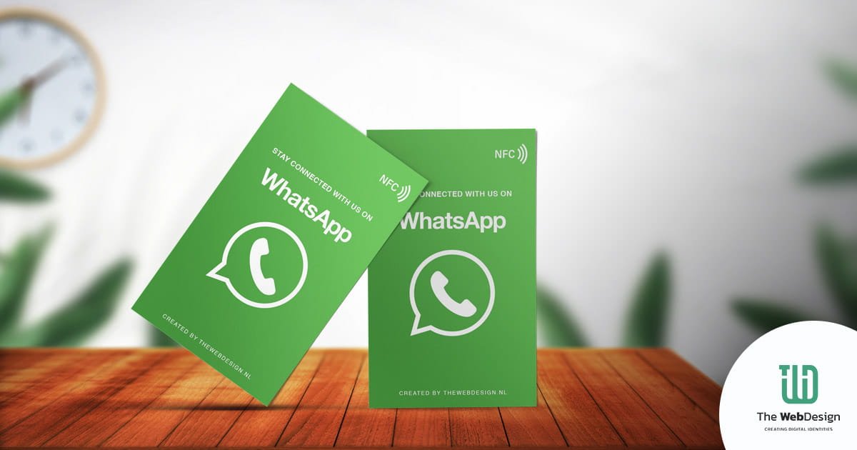 WhatsApp NFC Kaart — NFC product