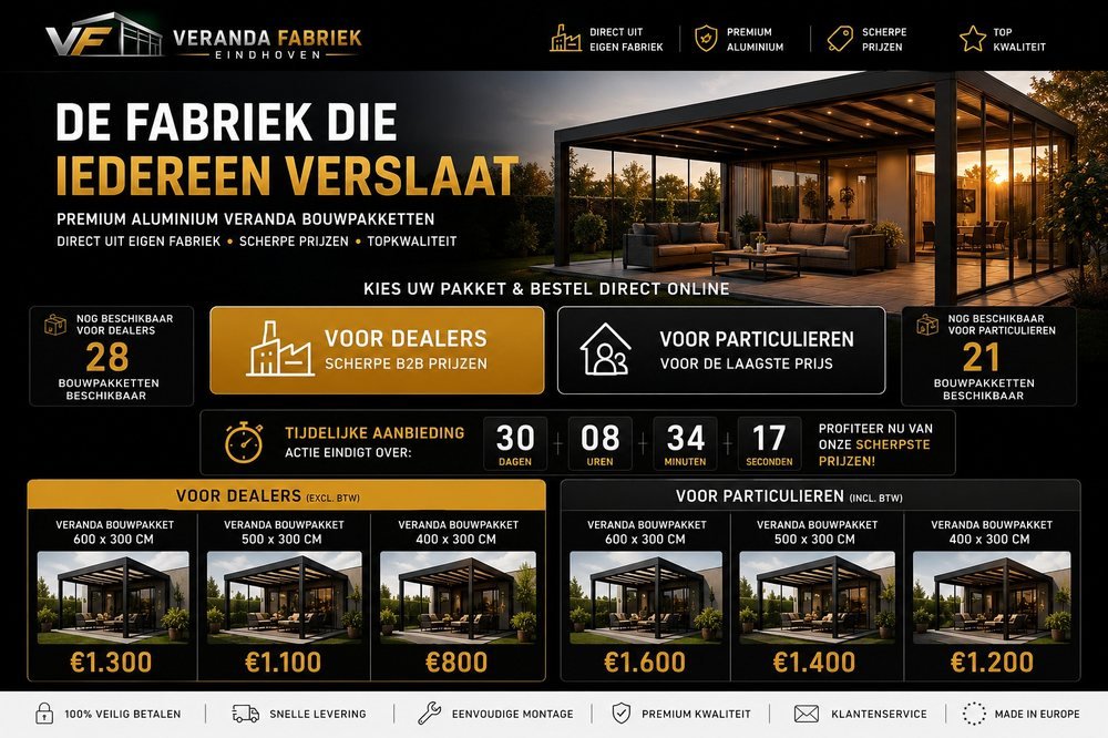 Meta-advertentie voor Veranda Fabriek Eindhoven, gemaakt door Online Doekoe
